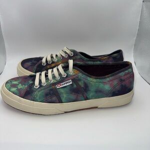Superga Multicolor Canvas Sneakers. Size 9.5
